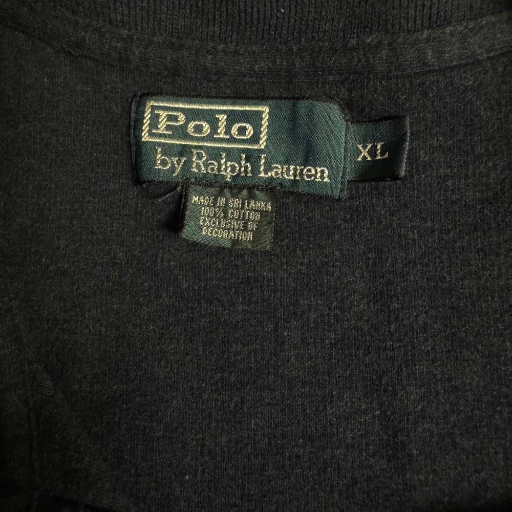 Polo Ralph Lauren Mens‎ XL Blue 1/4 Zip Pullover Long Sleeve Sweater Casual - Picture 4 of 8